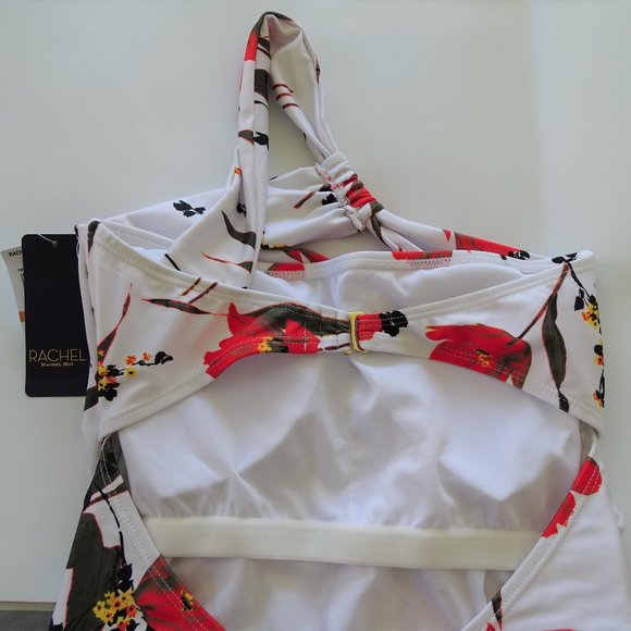 Rachel Roy One Piece One Shoulder Floral Swimsuit - Picture 4 of 4